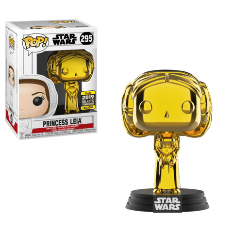 Funko Pop! Princess Leia (Gold/Chrome) (Star Wars)