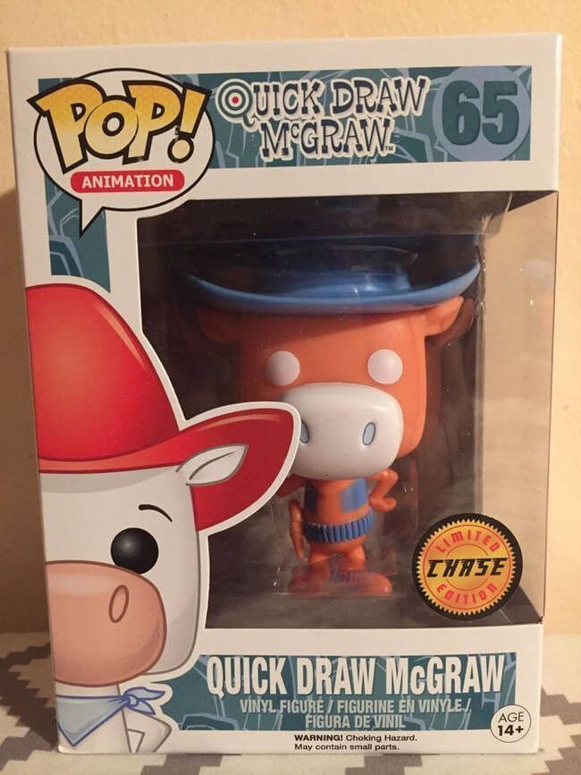 Funko Pop! Quick Draw McGraw - (Orange) (Chase) (Hanna Barbera)