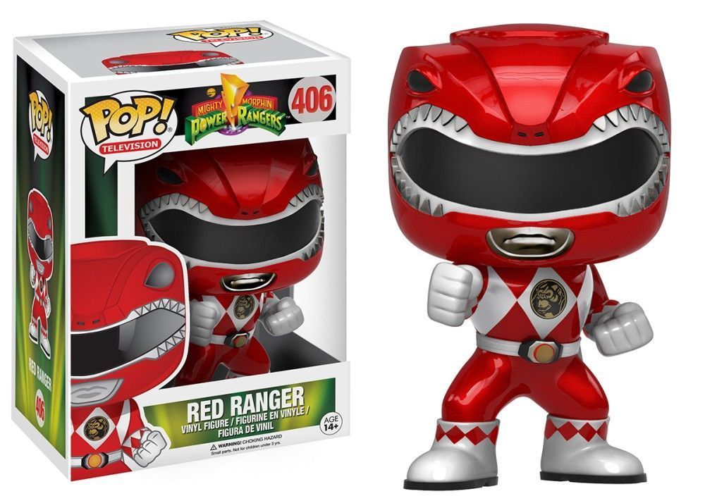 Funko Pop! Red Ranger - (Metallic) (Power Rangers)