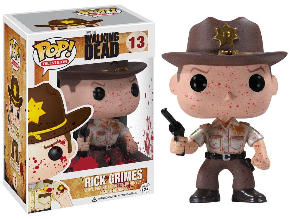 Funko Pop! Rick Grimes (as Cop) (Bloody) (The Walking Dead)