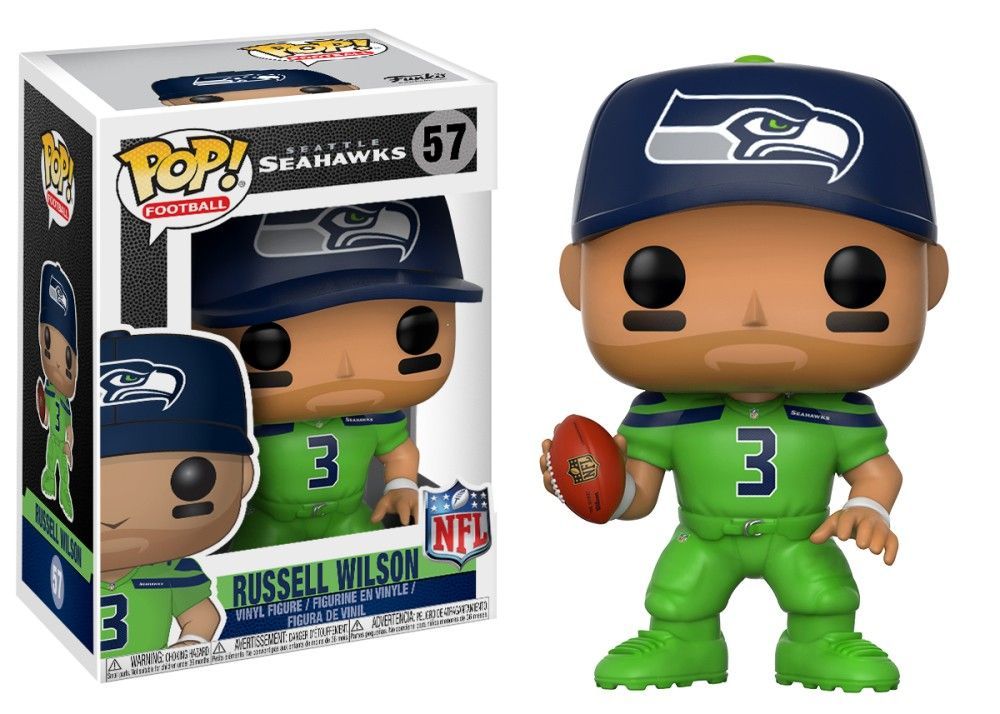 Funko Pop! Russell Wilson (Seahawks Color Rush) (NFL)