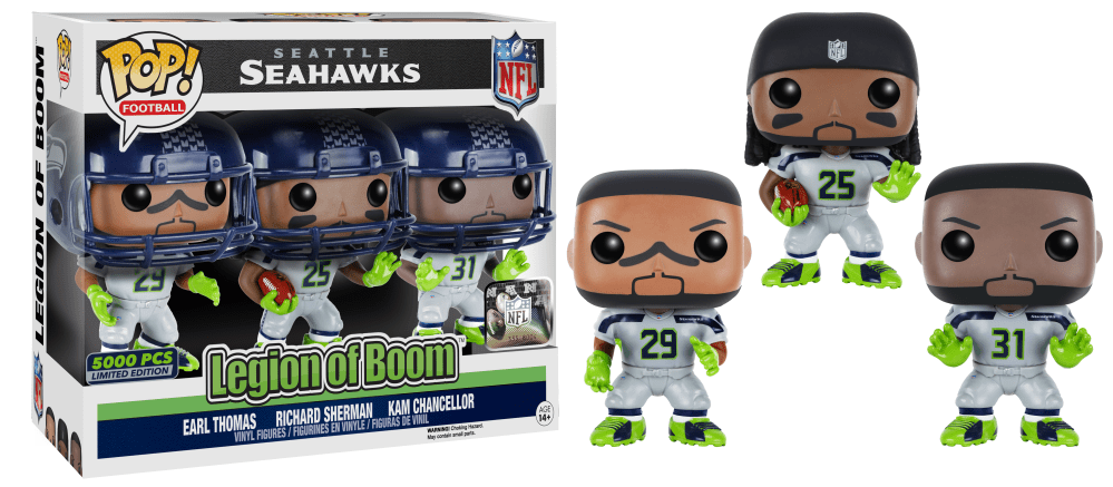 Funko Pop! Seahawks Defense 3 Pack (NFL)