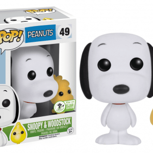 Funko Pop! Snoopy (w/ Woodstock) (Flocked) (Peanuts)