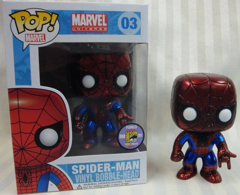 Funko Pop! Spider-Man - Metallic (Marvel Comics)