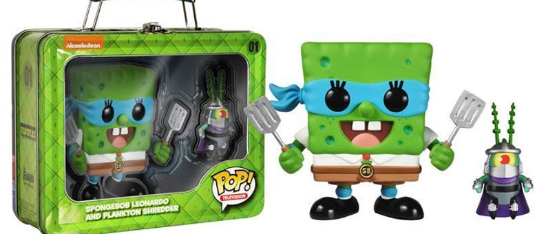 Funko Pop! Spongebob Lenoardo & Plankton Shredder (Teenage Mutant Ninja Turtles)