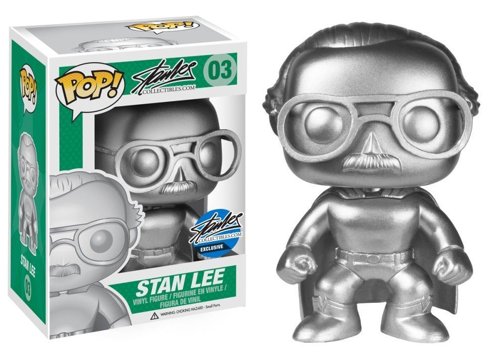Funko Pop! Stan Lee - (Silver) (Marvel Comics)