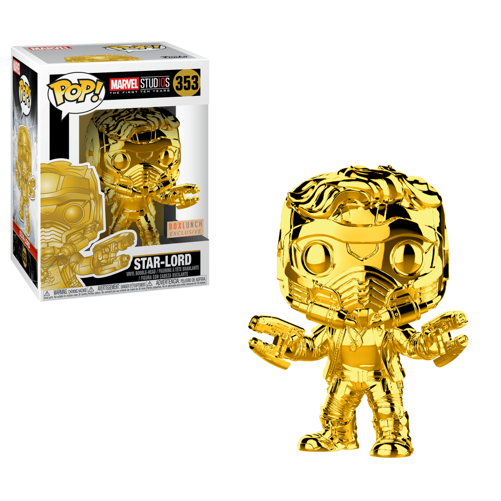 Funko Pop! Star-Lord - (Chrome Gold) (Marvel)