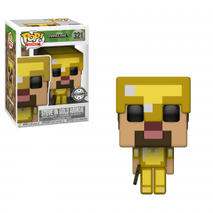 Funko Pop! Steve – (Gold) (Minecraft)…