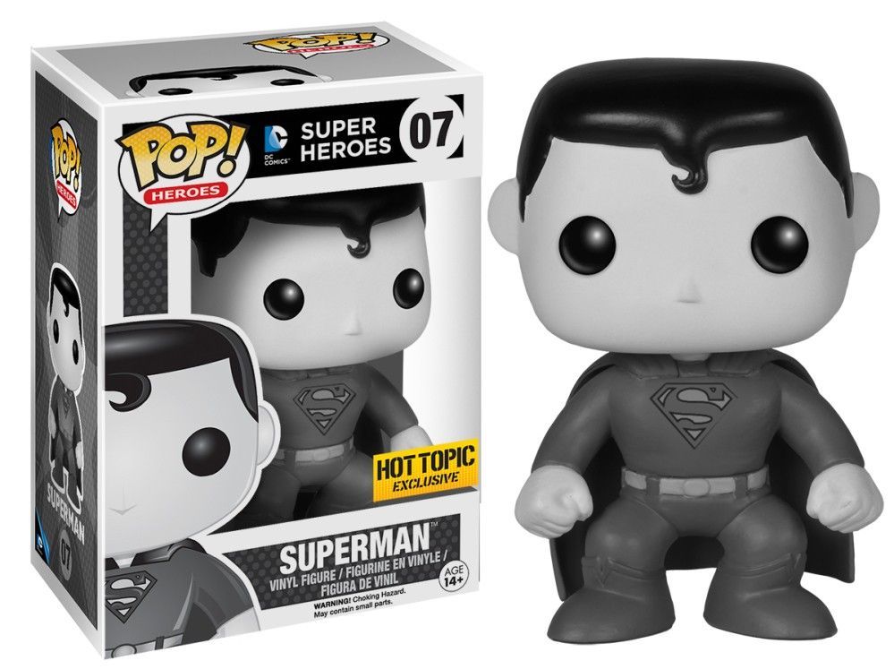 Funko Pop! Superman - (Black and White) (DC Comics)