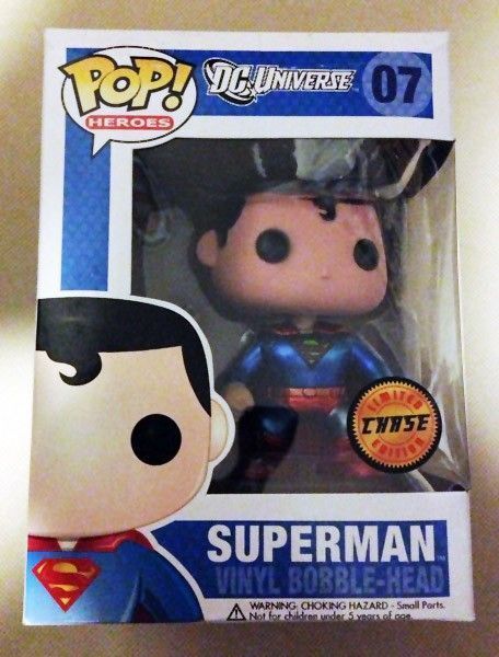 Funko Pop! Superman (Chase) (Bobble-Head) (Metallic) (DC Comics)