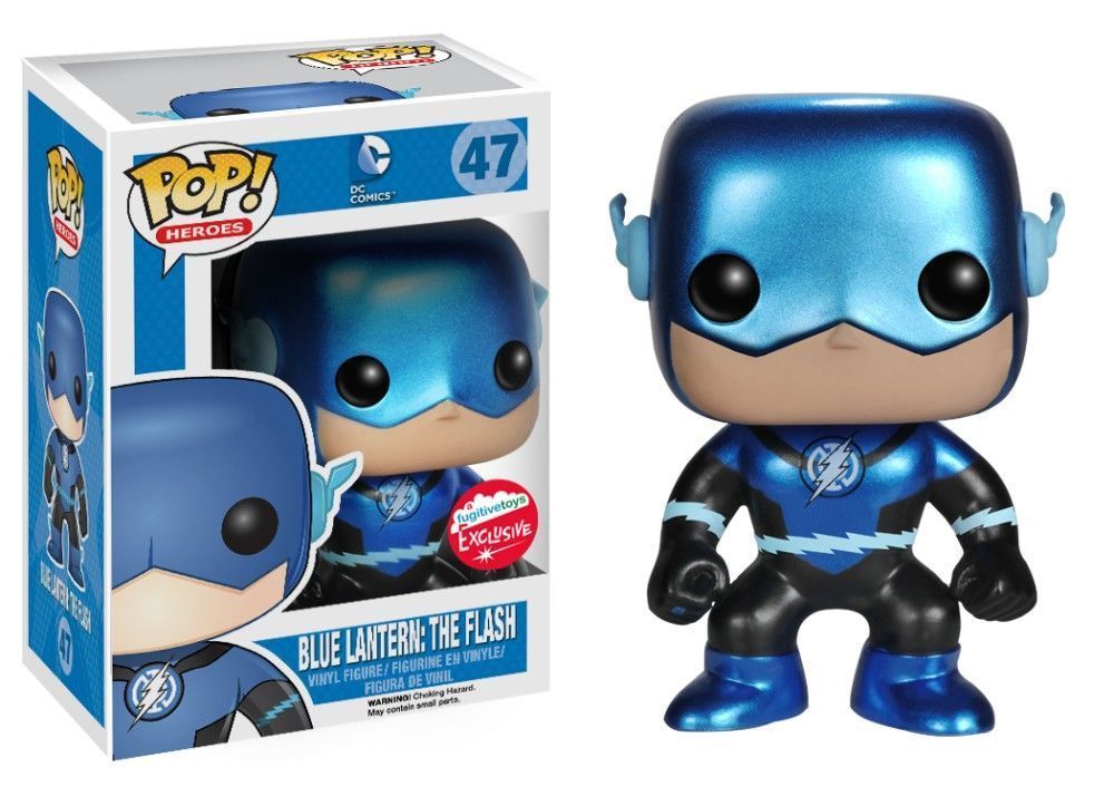 Funko Pop! The Flash (Blue Lantern) (Metallic) (DC Comics)