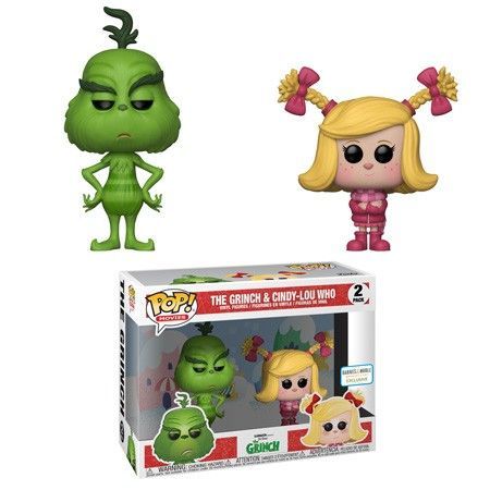 Funko Pop! The Grinch and Cindy-Lou Who (2-Pack) (The Grinch)
