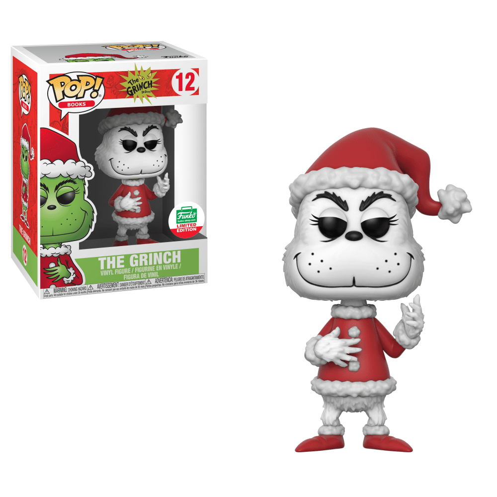 Funko Pop! The Grinch (as Santa Claus) (Black and White) (Dr. Seuss)