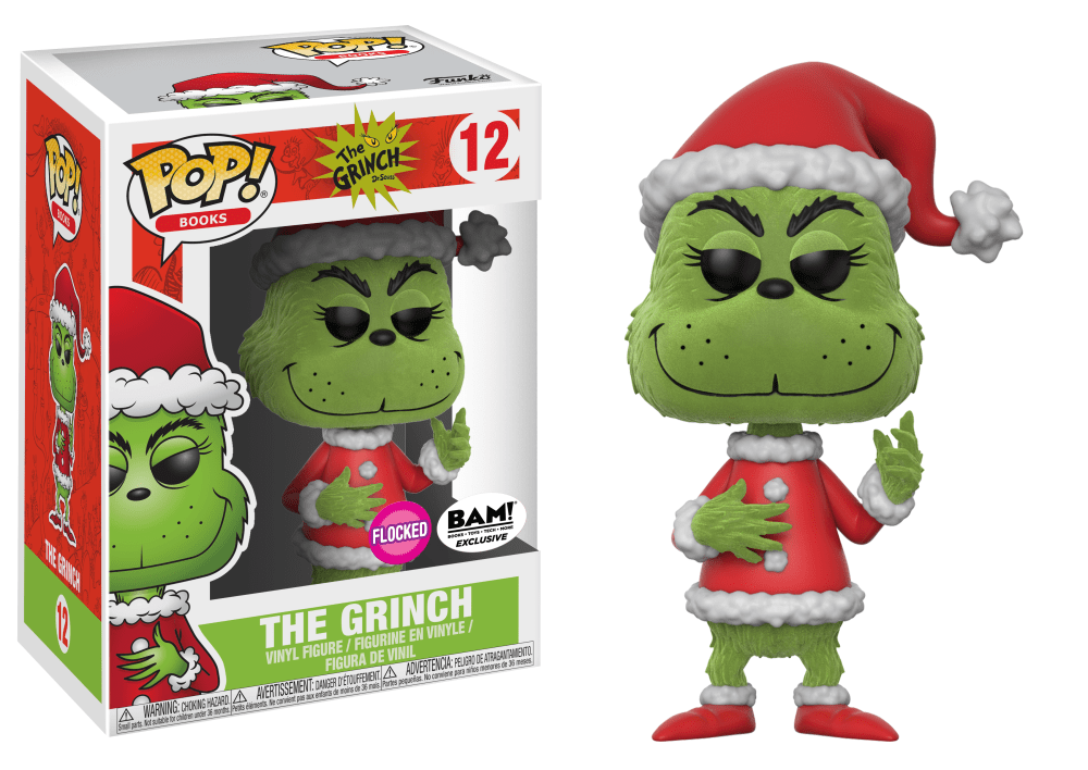 Funko Pop! The Grinch (as Santa Claus) (Flocked) (Dr. Seuss)