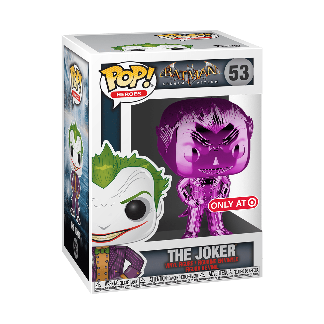 Funko Pop! The Joker (Purple) (Chrome) (Arkham Asylum)