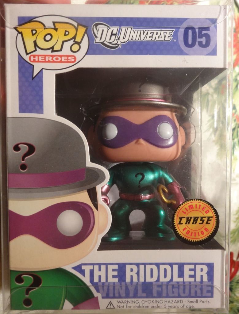 Funko Pop! The Riddler (Chase) ( Metallic) (DC Comics)
