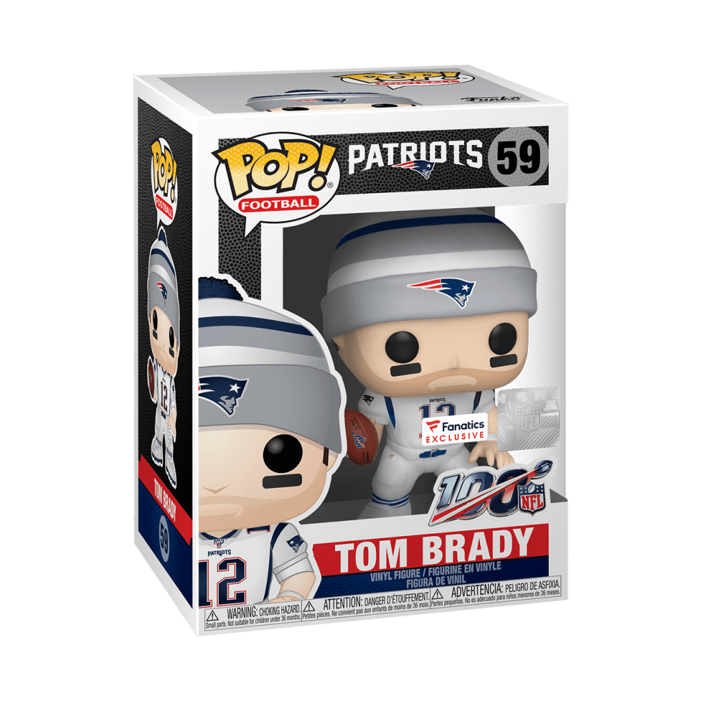 Funko Pop! Tom Brady (White Jersey) (NFL)