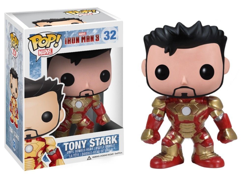 Figura Funko Pop! Tony Stark (Iron Man 3) (Unmasked) 〖 Iron Man 〗