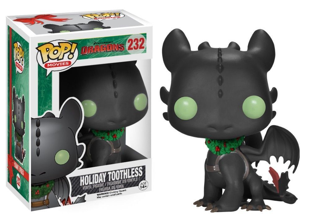 Funko Pop! Toothless (Holiday) (How to Train Your Dragon)