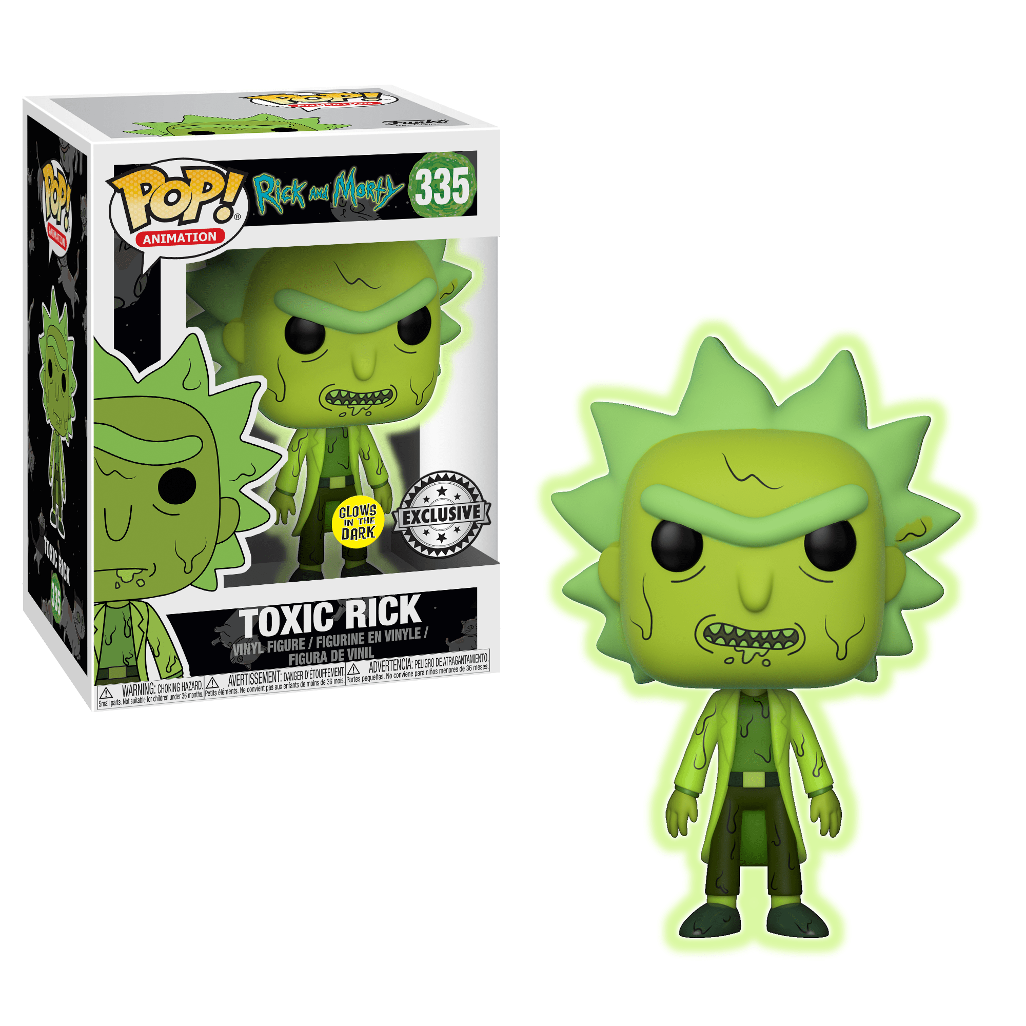 Funko Pop! Toxic Rick (Glows in the Dark) (Rick and Morty)