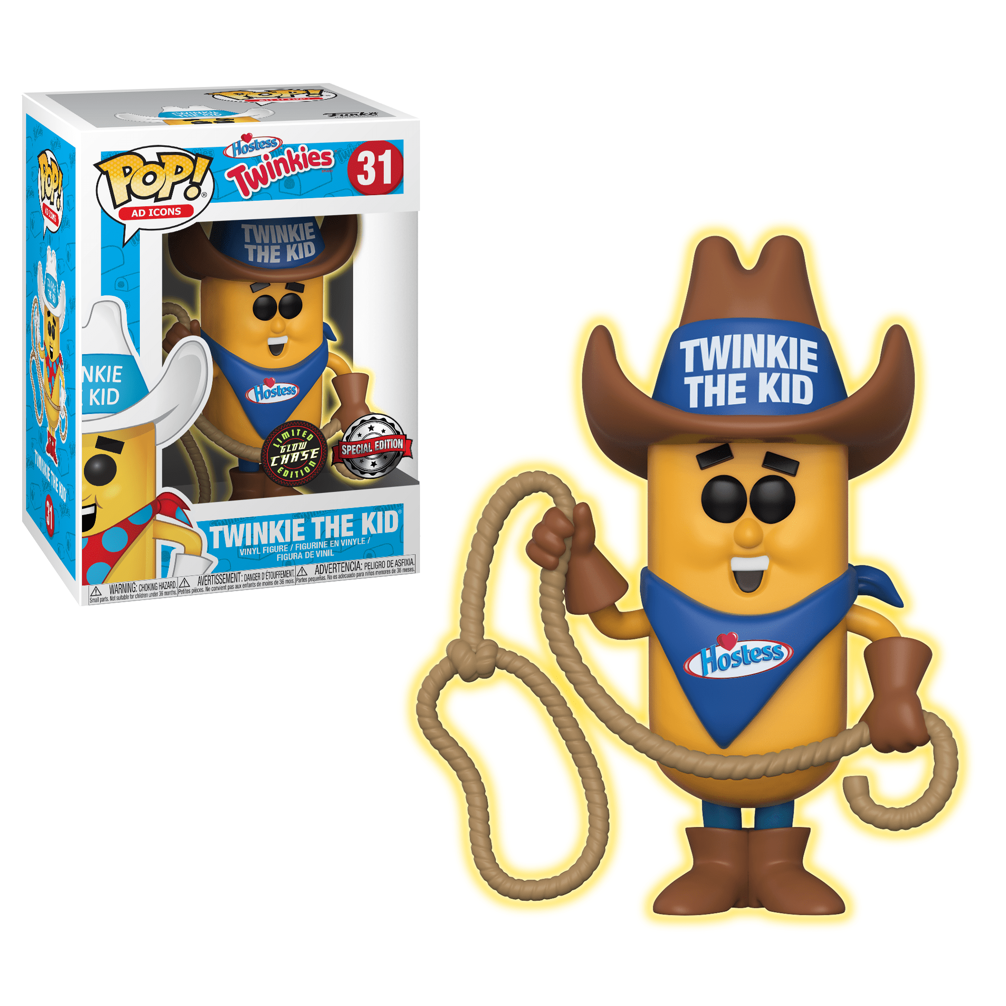Funko Pop! Twinkie the Kid (Modern) (Glow) (Chase) (Ad Icons)