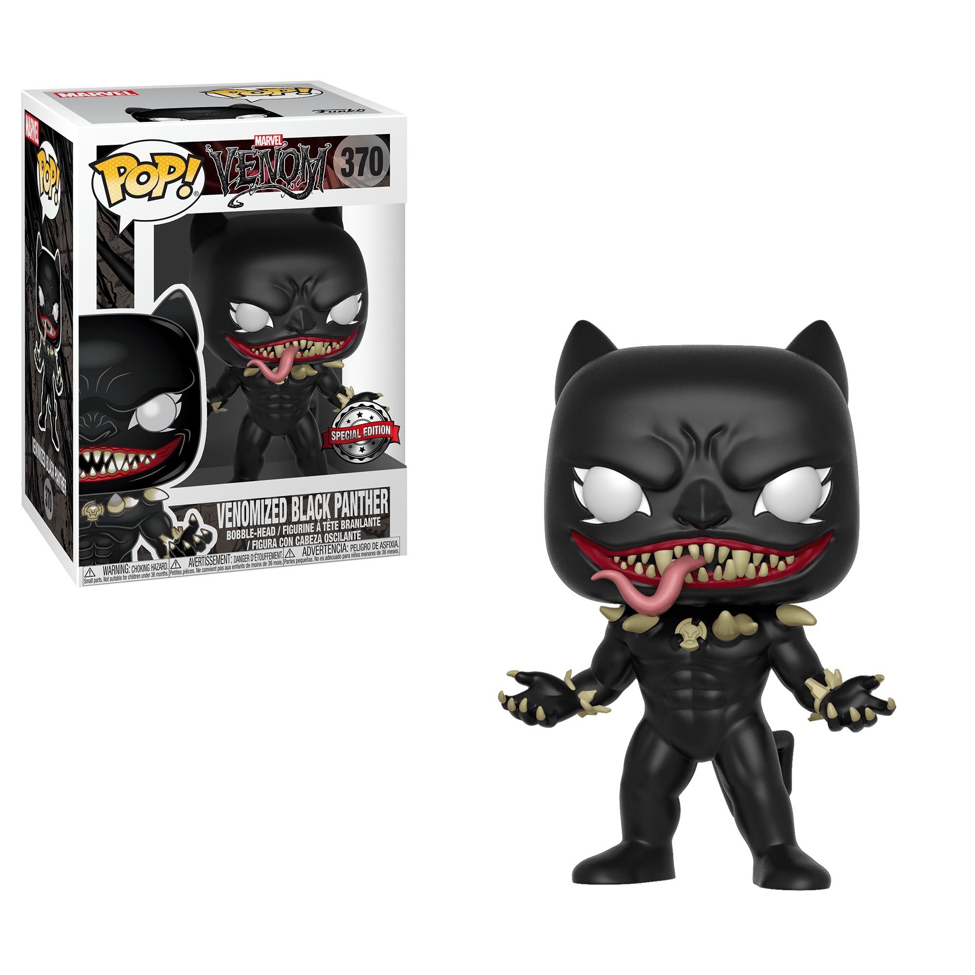 Funko Pop! Venom (as Black Panther) (Venom)