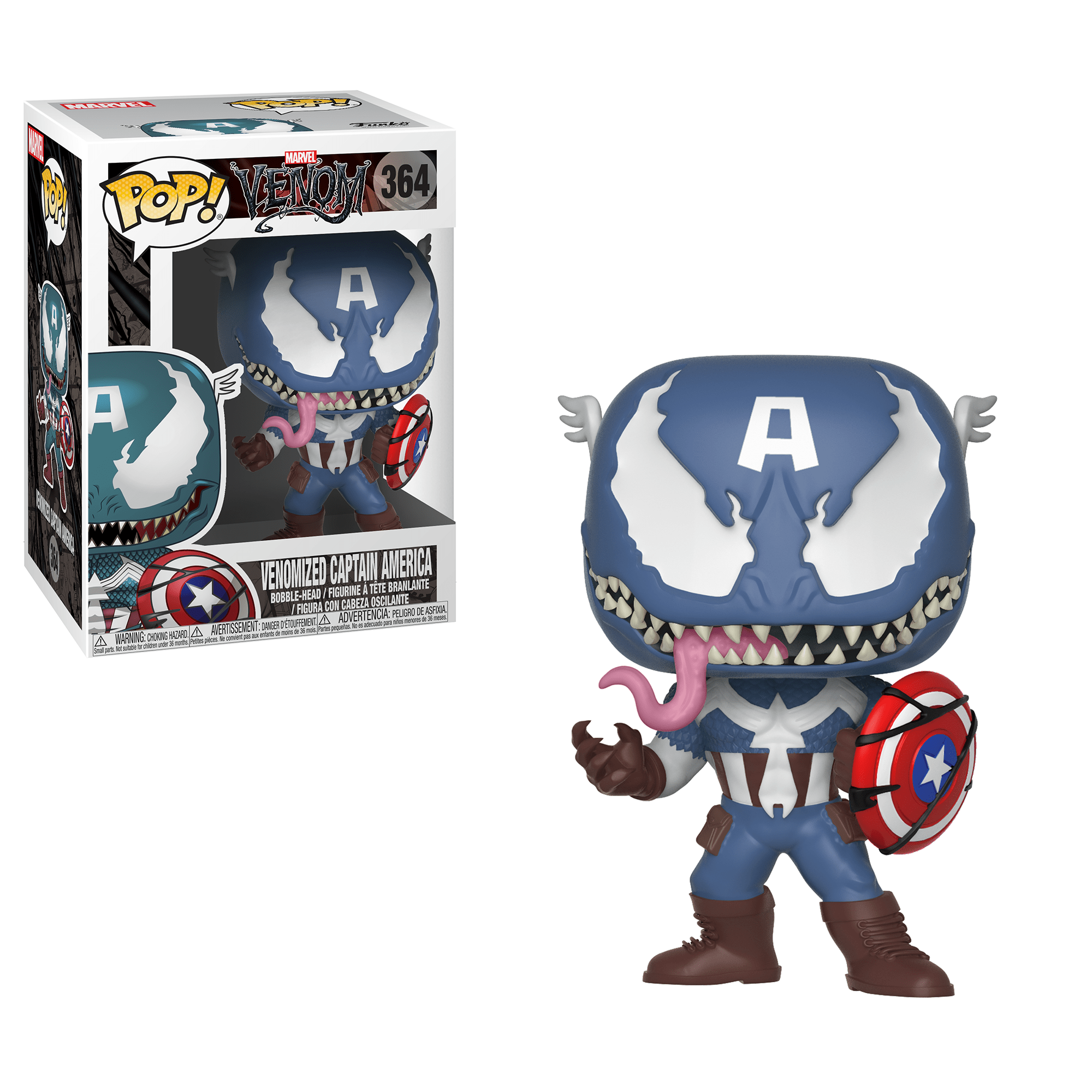 Funko Pop! Venom (as Captain America) (Venom)