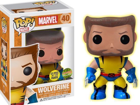 Funko Pop! Wolverine (Unmasked) (Glow) (Marvel Comics)