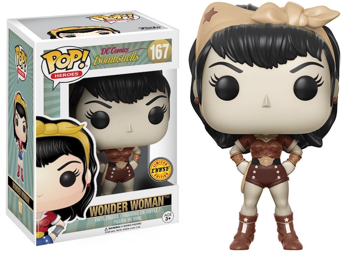Funko Pop! Wonder Woman (Sepia) (Chase) (DC Comics Bomshells)