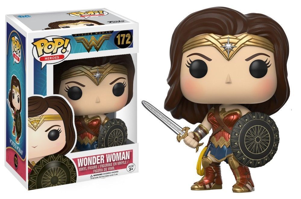 Funko Pop! Wonder Woman (w/ Sword and Shield) (Wonder Woman)