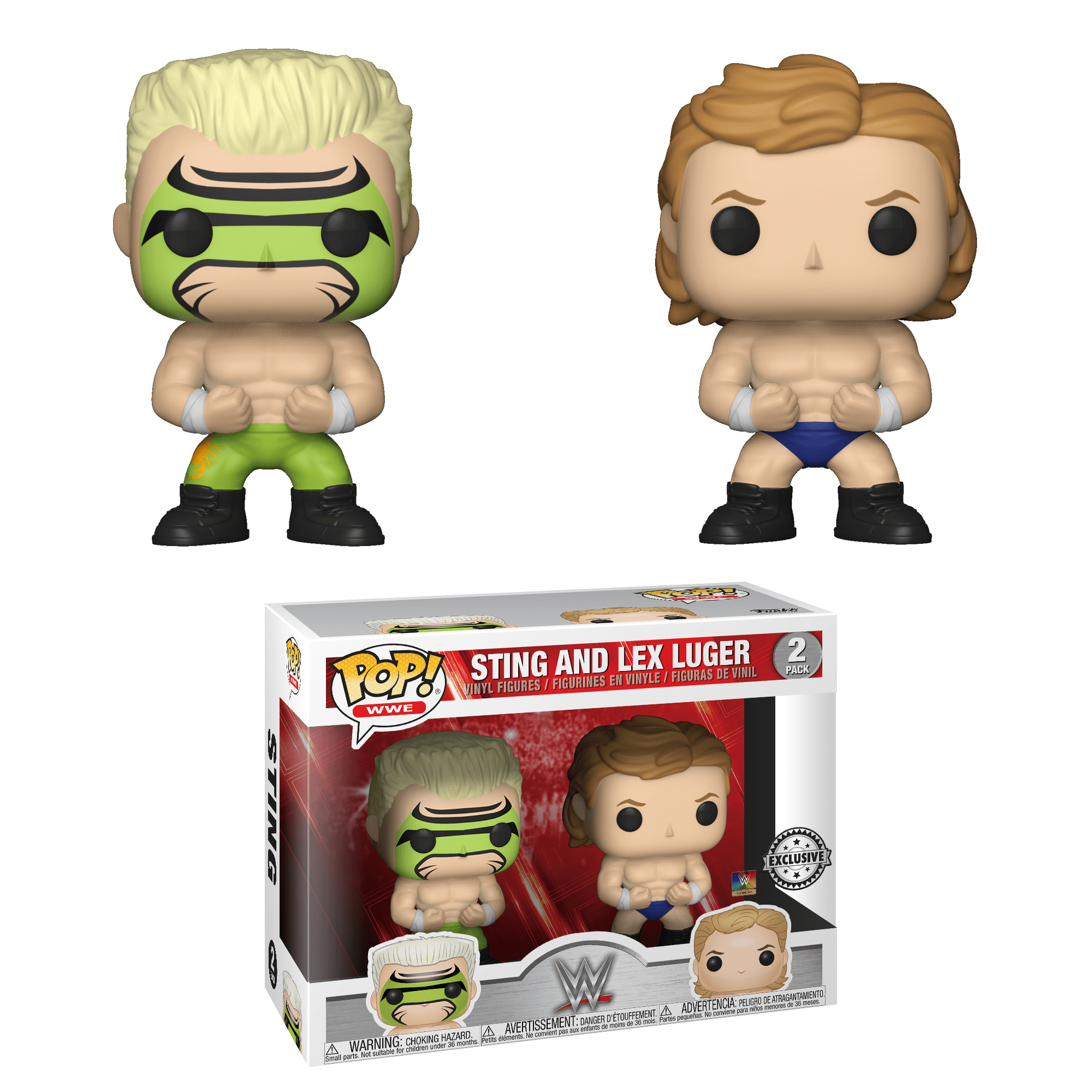 Funko Pop! WWE S6 Lex Luger and Surfer Sting (WWE)