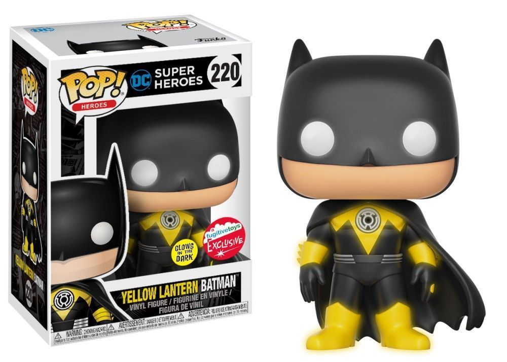 Funko Pop! Yellow Lantern Batman  (Glows in the Dark) (DC Comics)