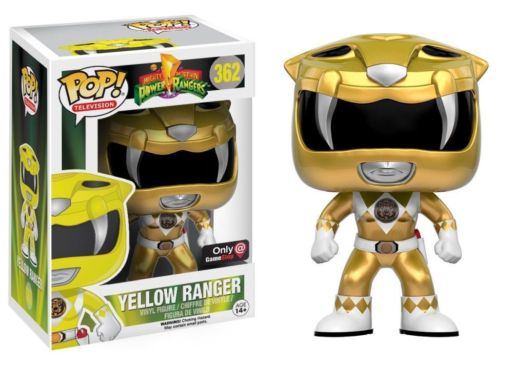 Funko Pop! Yellow Ranger - (Metallic) (Power Rangers)