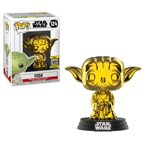 Funko Pop! Yoda (Gold/Chrome) (Star Wars)