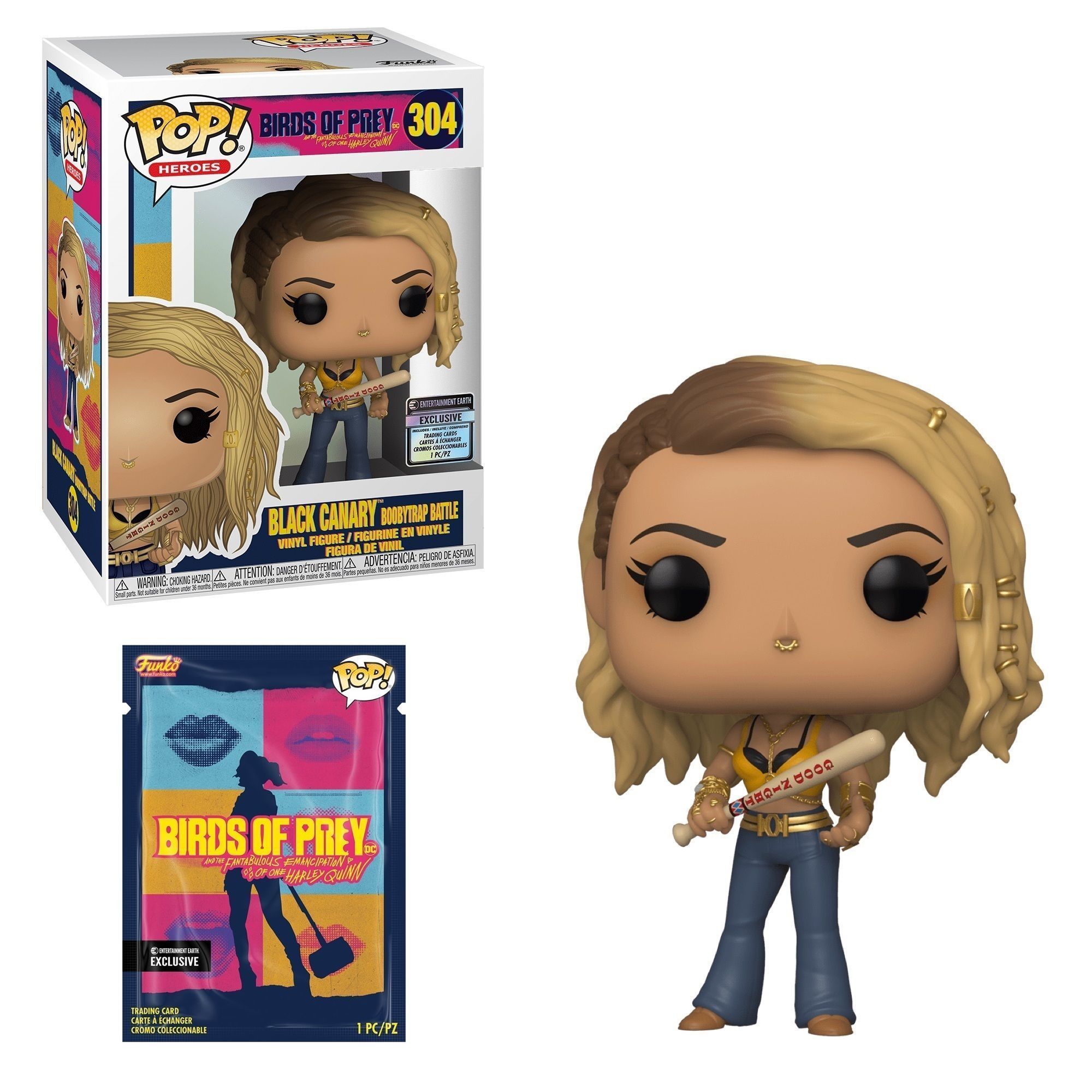 Funko Pop! Black Canary Boobytrap Battle (Collectible Cards)