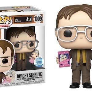 Funko Pop! Dwight Holding Doll