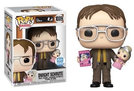 Funko Pop! Dwight Holding Doll