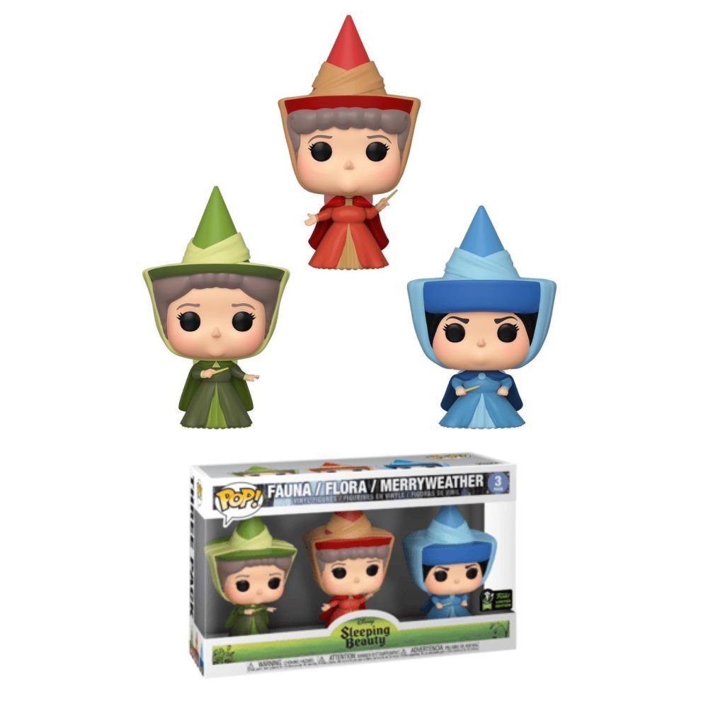 Funko Pop! Fauna / Flora / Merryweather (Fairy Godmother 3-Pack) [ECCC]