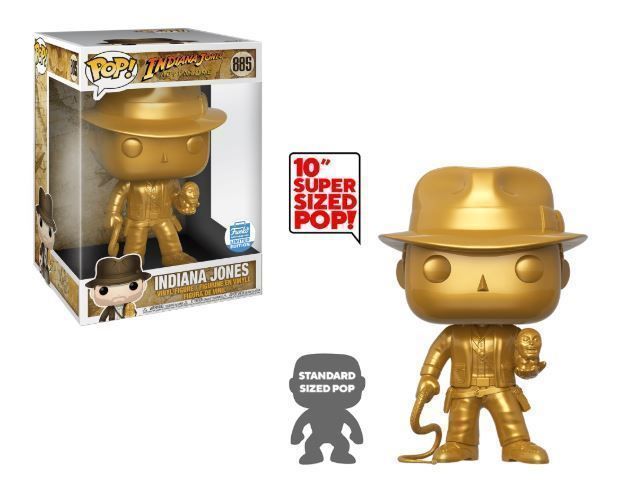 Funko Pop! Indiana Jones (Gold) (Metallic) (10-Inch)