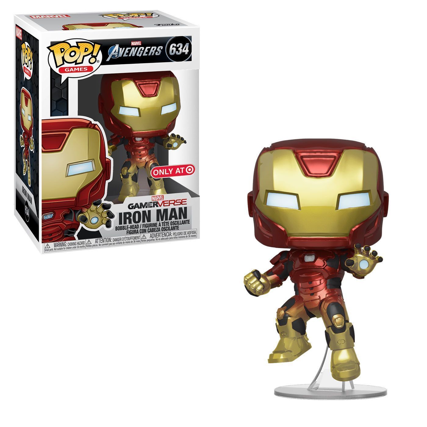 Funko Pop! Iron Man (Avengers Game) (Action Pose)