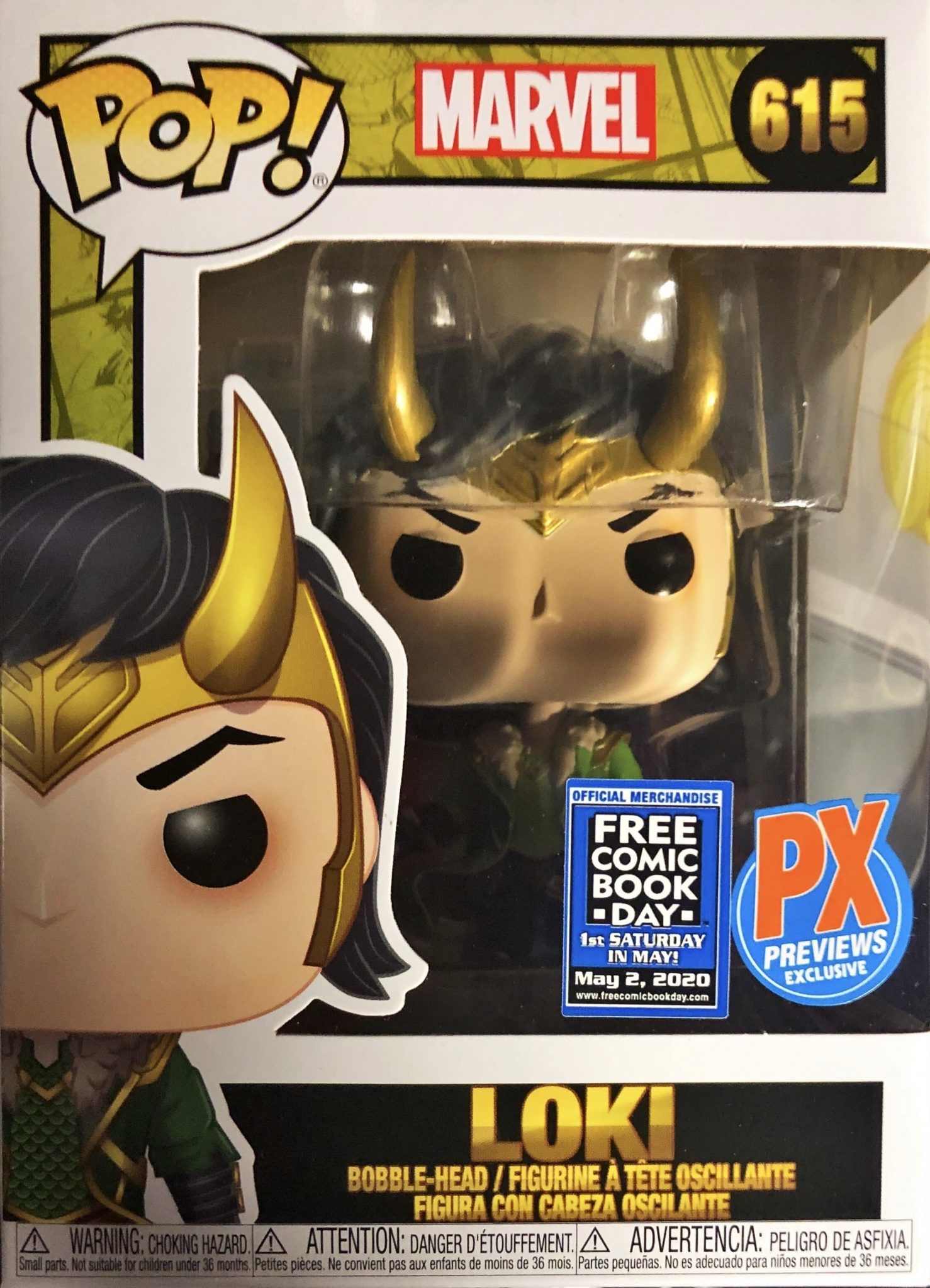 Funko Pop! Loki #615 (Bobble-Head) [2020 Free Comic Book Day