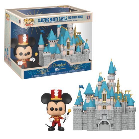 Funko Pop! Sleeping Beauty Castle and Mickey Mouse