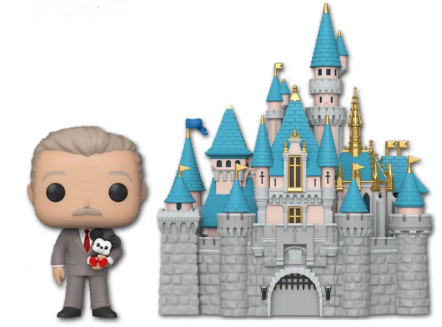 Figura Funko Pop! Sleeping Beauty Castle and Walt Disney (Holding