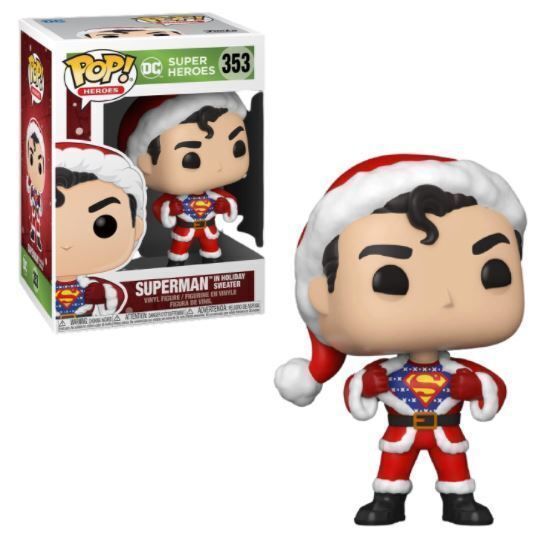 Funko Pop! Superman in Holiday Sweater