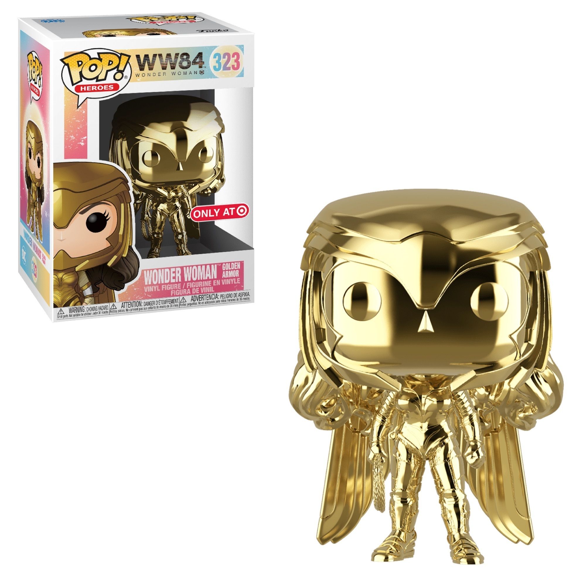 Funko Pop! Wonder Woman Golden Armor (Gold Chrome)